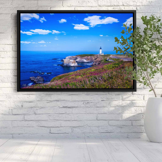 "Faith On The Horizon" – Oregon’s Yaquina Lighthouse Fine Art Print