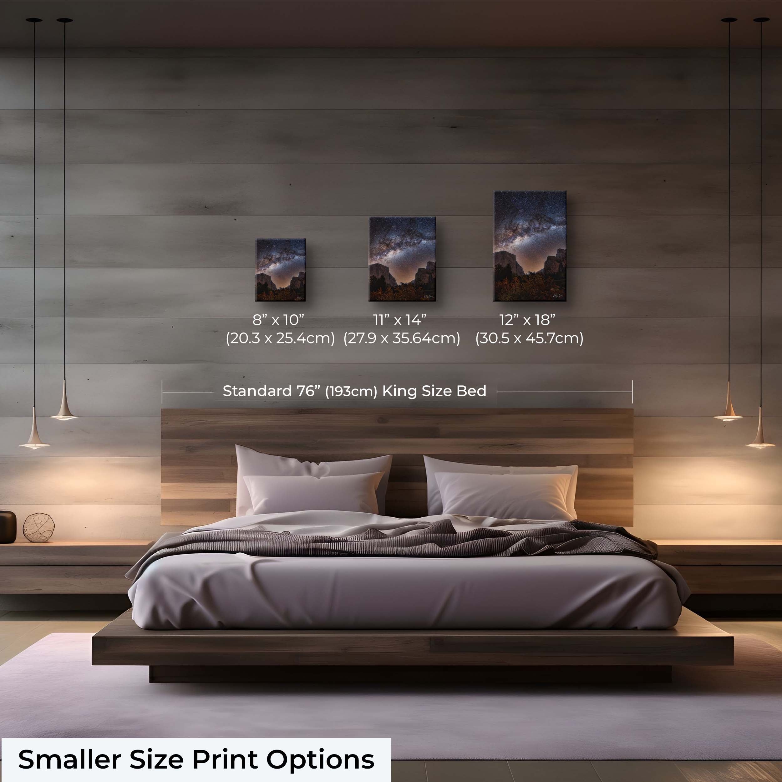 Yosemite Night Sky Print – Milky Way Art With El Capitan Photo | Fine Art Nature