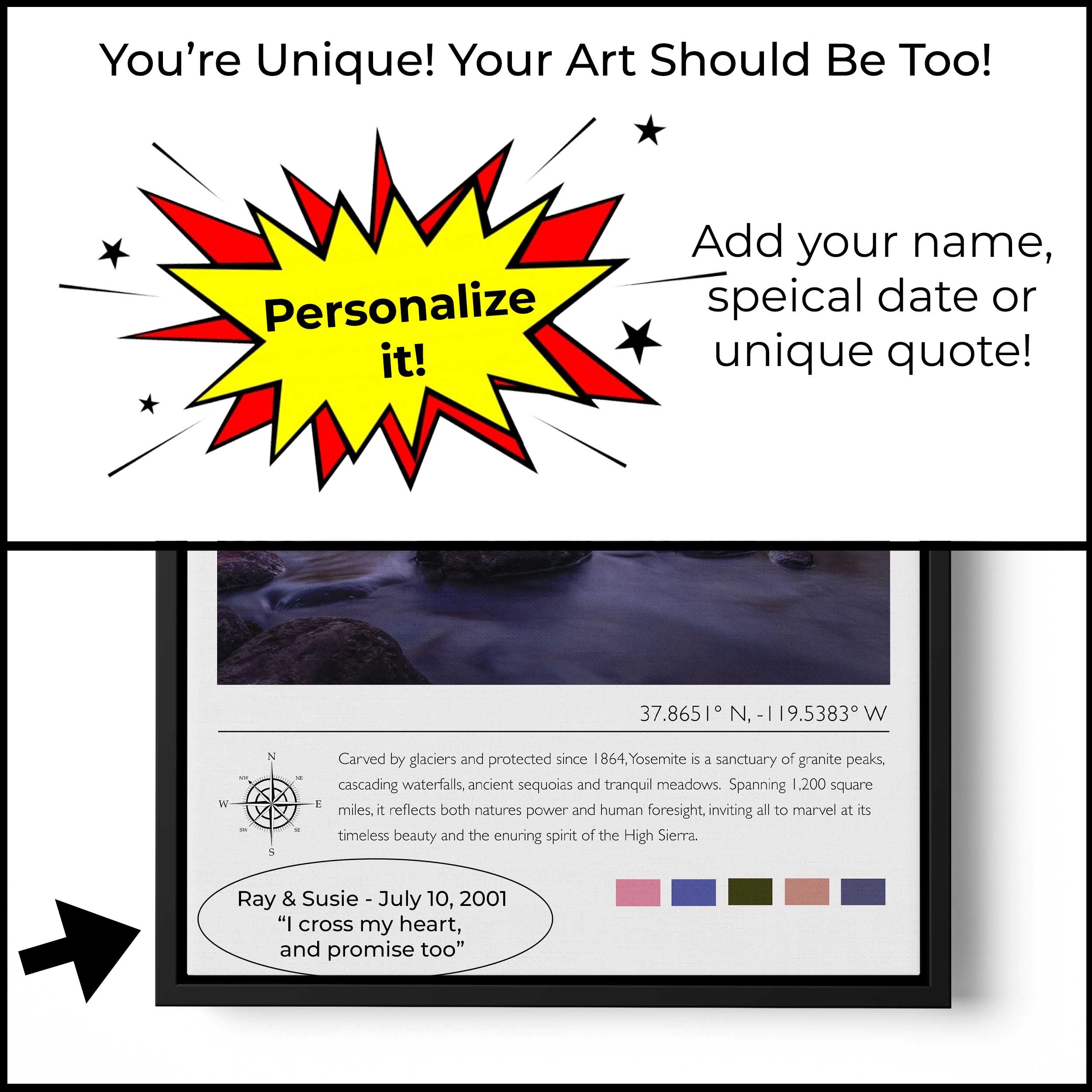 Yosemite National Park Poster - El Capitan Merced River Travel Art