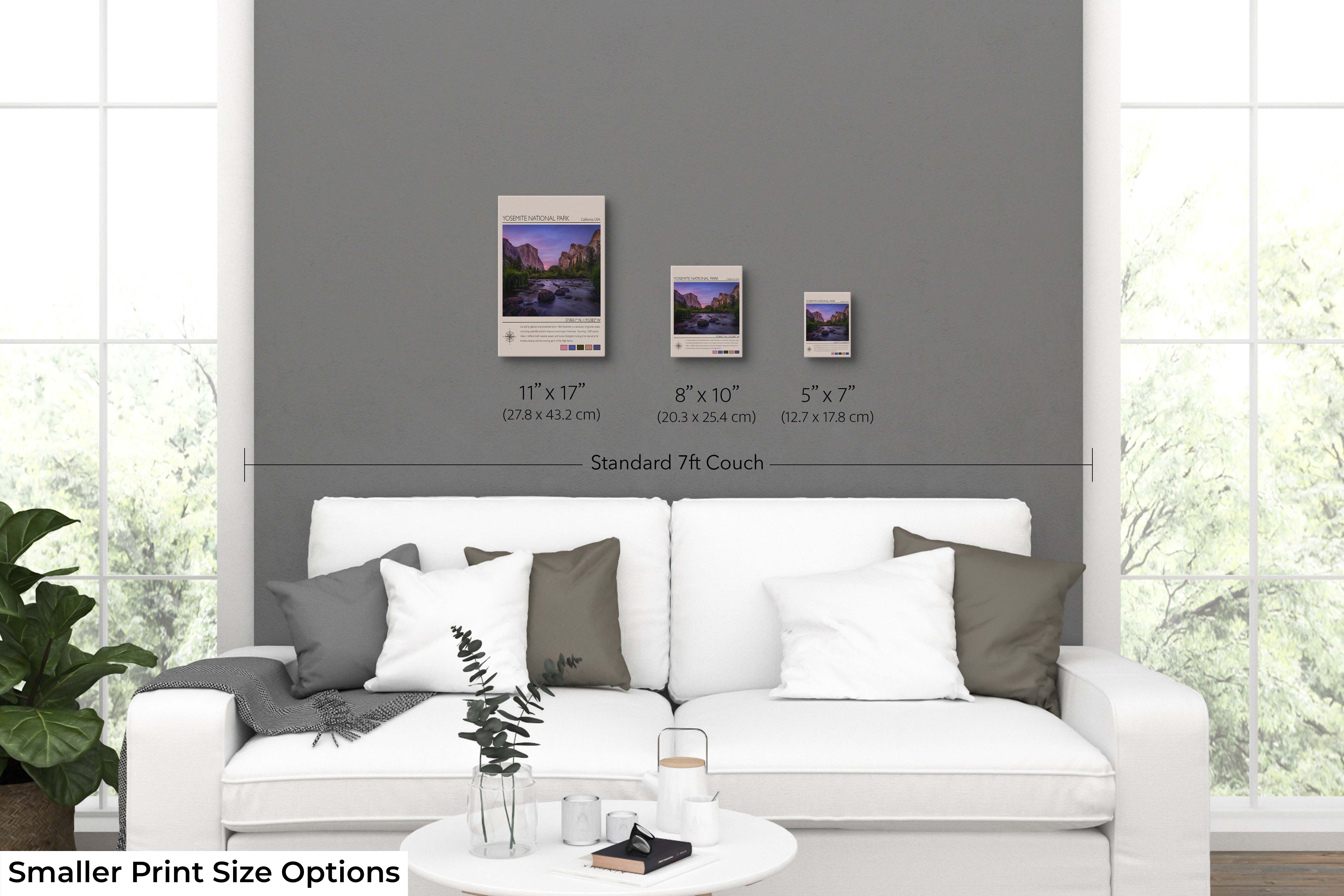 Yosemite National Park Poster - El Capitan Merced River Travel Art