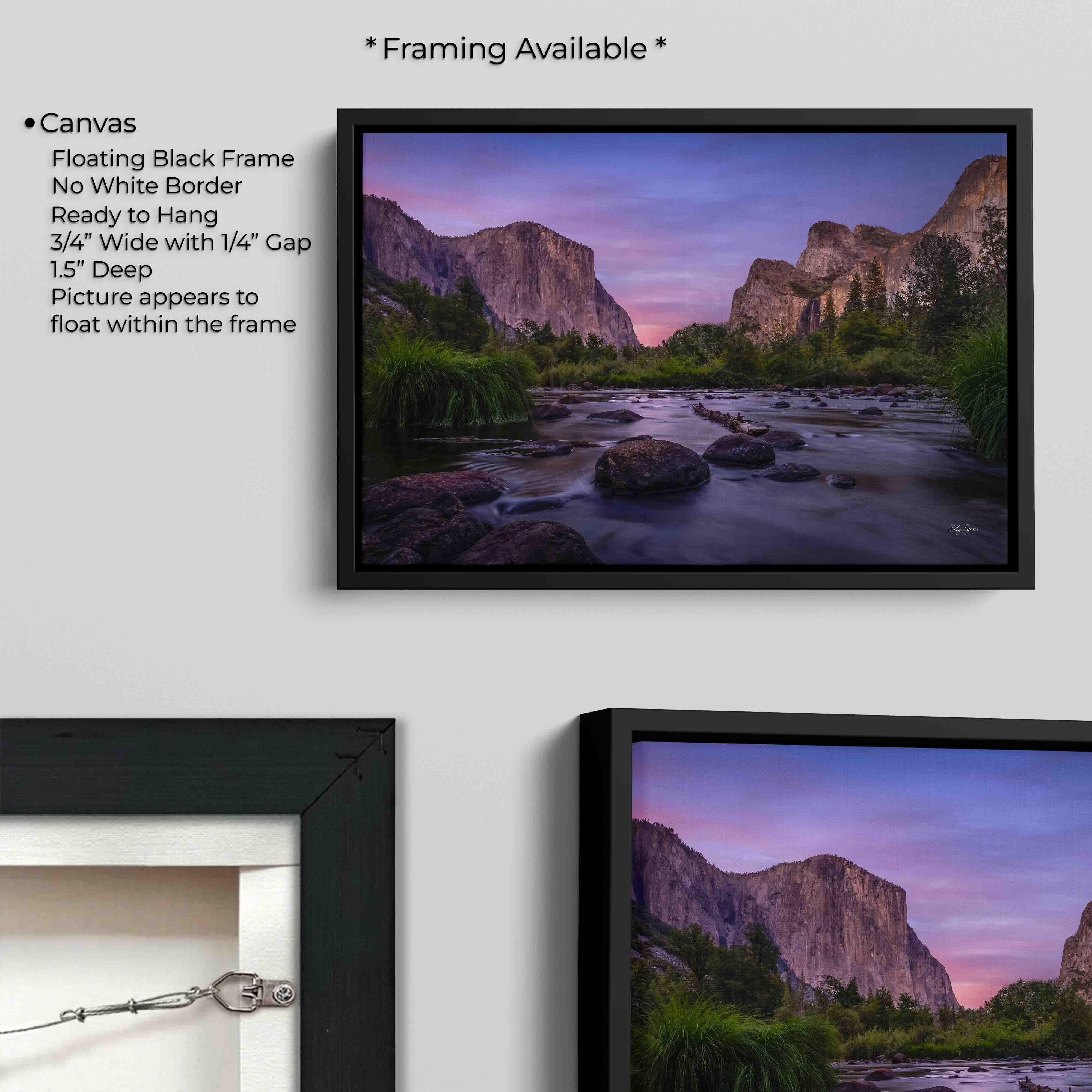Yosemite Valley Merced River Sunset Print - “Still Waters, Eternal Walls"