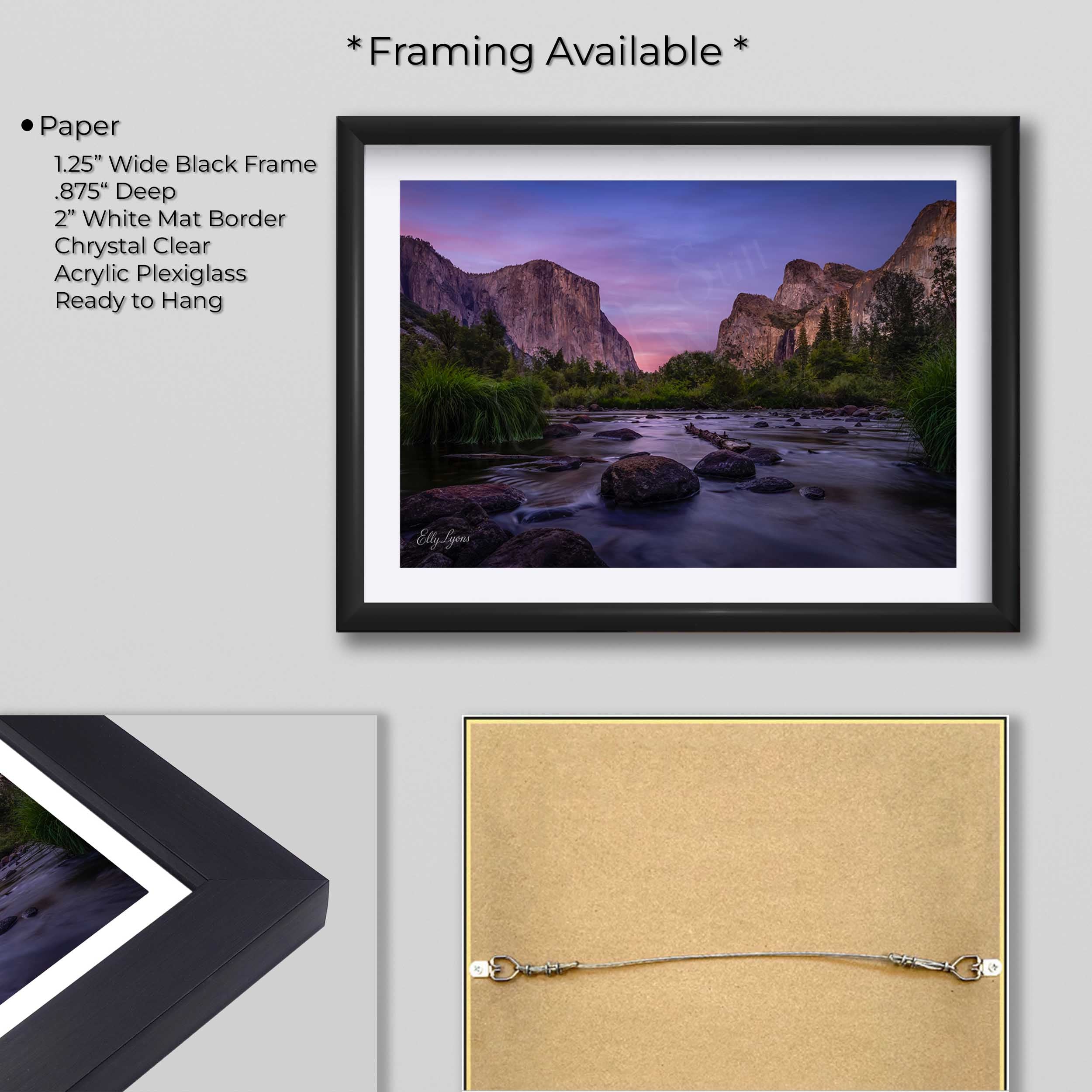 Yosemite Valley Merced River Sunset Print - “Still Waters, Eternal Walls"