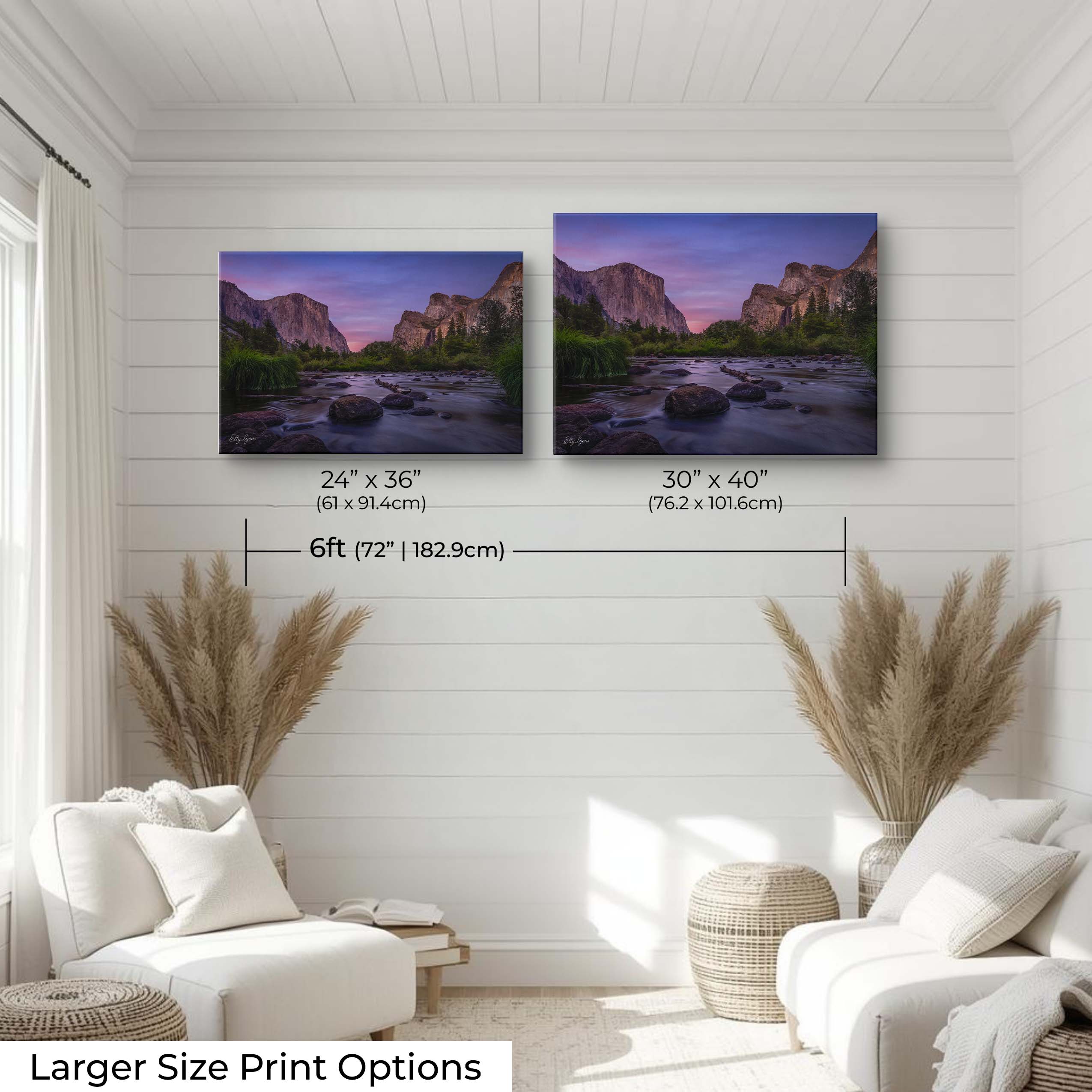 Yosemite Valley Merced River Sunset Print - “Still Waters, Eternal Walls"